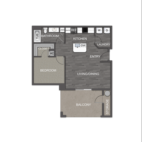 organisation sector of a floor plan
